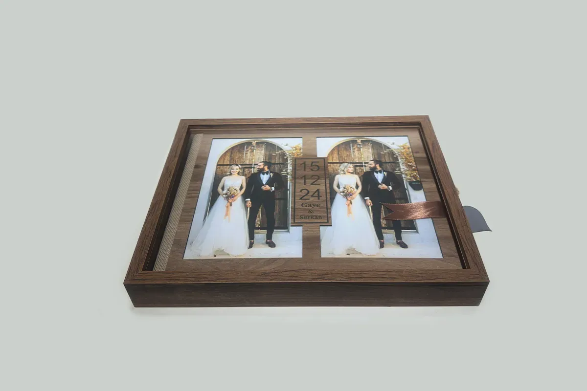 Plexi Kutu (Ceviz) (25x50 Avantaj)